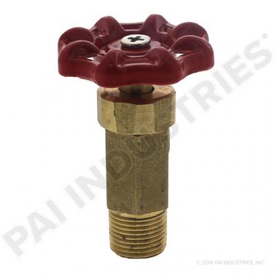 PAI MTV-4222 MACK 20QE1184 MANUAL FUEL VALVE (1/2" TUBE X 3/8" PIPE)