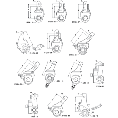 PAI EM50340 MACK 25QD354 SLACK ADJUSTER (107772) (EM50340A)